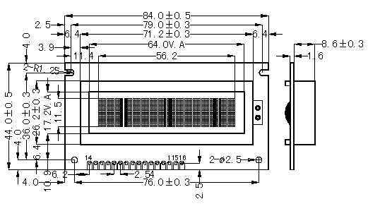 The Diagram of SMC1602E