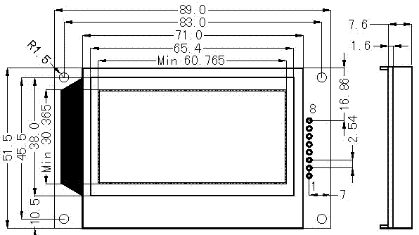 The Diagram of SMG12864K5