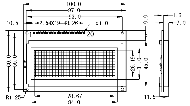 The Diagram of SMG19264A