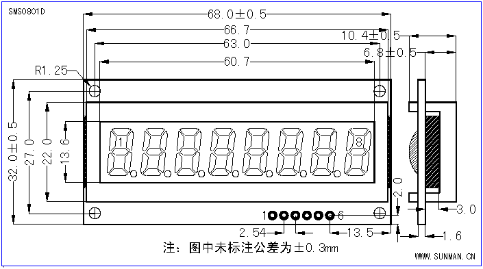 The Diagram of SMS0801D