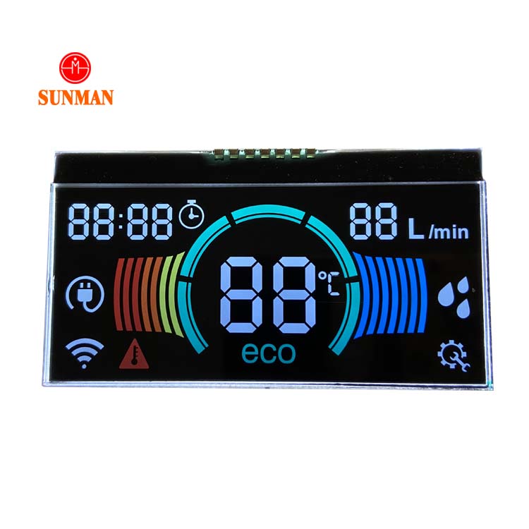 High contrast color speedometer va cog lcd