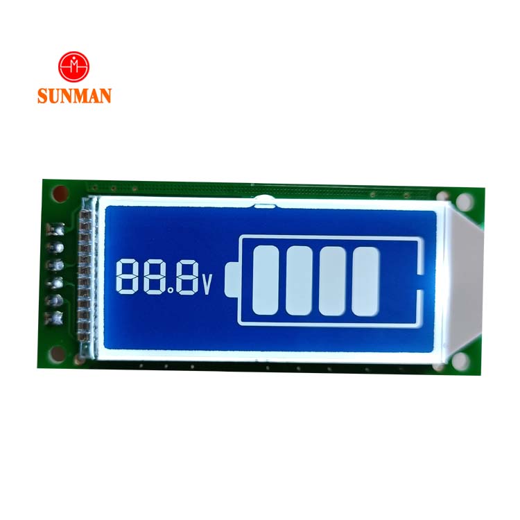 Battery charger capacity voltage display htn lcd display module