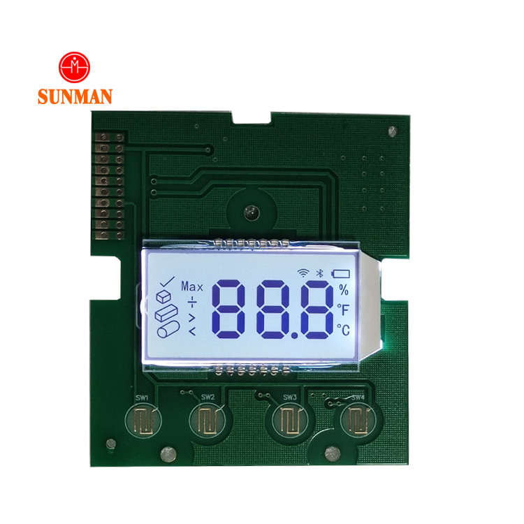 I2c interface fstn temperature humidity controller lcd module
